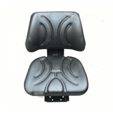 Siedzenie nieamortyzowane dwuczęściowe czarne do wózków widłowych ST-003 Akkomsan